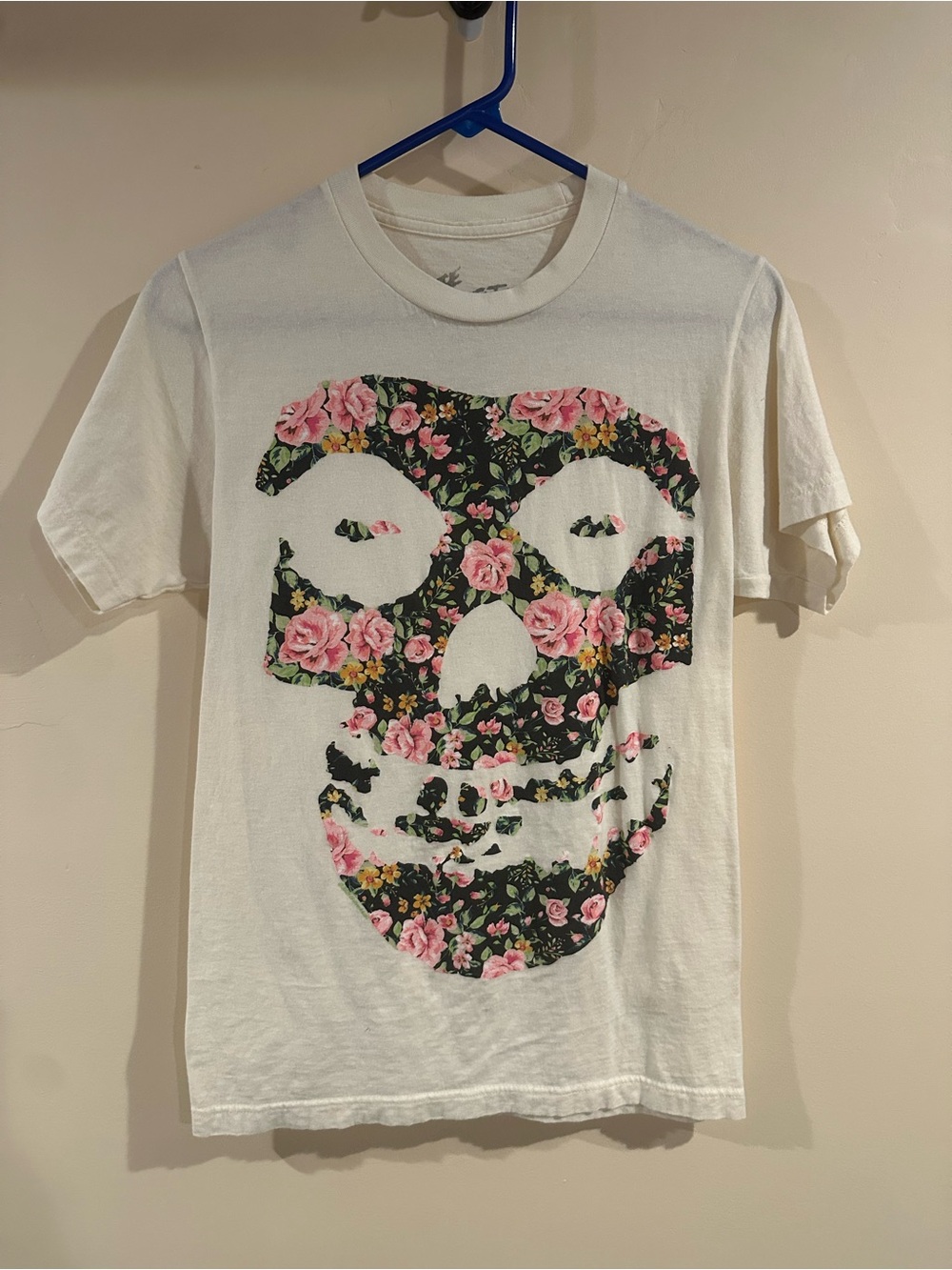 Misfits floral fiend skull tshirt